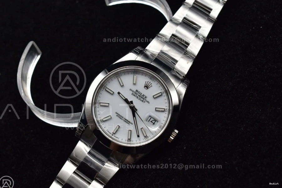 SS DateJust 126330 VS3235 904L 41 on Oyster Best Edition White 1:1 Dial Bracelet VSF 0413